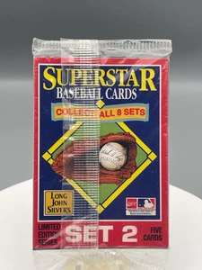 Superstar Baseball Karten Long John Silvers Limited Edition Serie Set 2 Sealed - Bild 1 von 2
