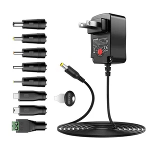 Universal AC/DC Adapter 12W 3V 4.5V 5V 6V 7.5V 9V 12V Switching Power Supply ... - Picture 1 of 7