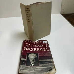 Judge Landis & 25 Years of Baseball by JG Taylor Spink HC Book - Picture 1 of 19