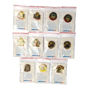 Vintage Unocal 76 Los Angeles Dodgers Baseball Gedenk-Pins, 11 Stück - Bild 1 von 20