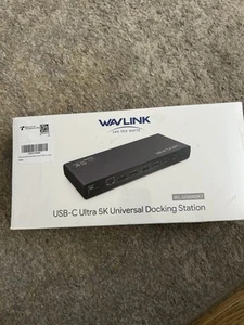 NIB WAVLINK WL-UG69DK1 USB-C Dual 4K Docking Station - Picture 1 of 2