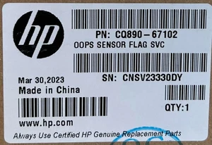 HP - OOPS SENSOR FLAG SVC - CQ890-67102 - Bild 1 von 1