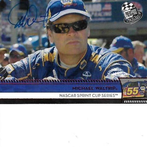 MICHAEL WALTRIP SIGNED 2009 PRESS PASS  RACING #155 - NASCAR - Image 1 of 1