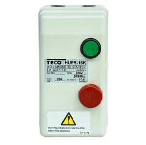 1 Stück Neu TECO HUEB-16K HUEB16K Magnetstarter 380 V Kostenloser Versand - Bild 1 von 7