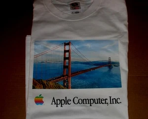 Apple Computer Logo Golden Gate Bridge T-shirt - Day - XL - Imagen 1 de 1