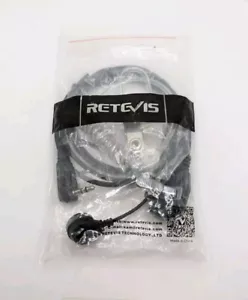 2Pin Mic Headset for Retevis RT22 H777Plus RT27V Baofeng UV5R Kenwood - Picture 1 of 4