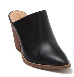 ABOUND Maya Damen-Pantolette schwarz veganes Leder Blockabsatz Größe 11 - Bild 1 von 9