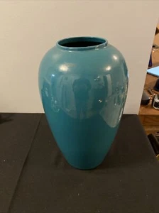 13" Royal Haeger Vintage Green Vase Original Stickers 1990 #4304 Oil Jar Large - Picture 1 of 6