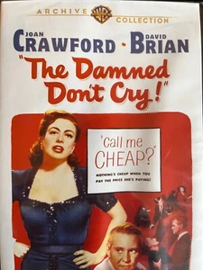 THE DAMNED DON’T CRY DVD Joan Crawford 1950 BRAND NEW! Warner Archive - Picture 1 of 2