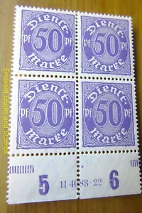 EBS Germany 1920 - Official - Dienstmarke - Michel 29 - HAN H 4083.22 - Picture 1 of 1
