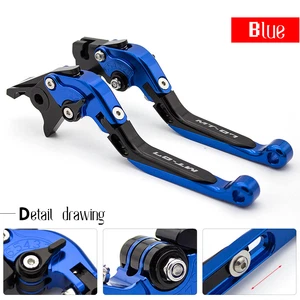 For Yamaha FZ-07/MT-07 2014-2019 2020 CNC Folding Extend Brake Clutch Levers Set - Picture 1 of 6