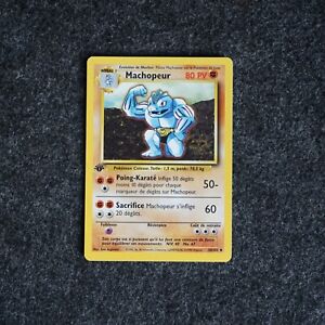 Carte Pokemon Machopeur 34/102 Set de Base Edition 1 PCA PSA NM/Mint ⭐