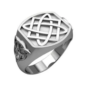 Svarog Triple Knote Symbole Herren Ring Sterlingsilber 925 - Bild 1 von 7