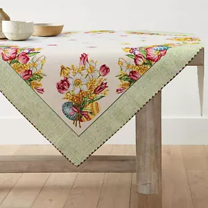 Centre De Table Pasqual 93x93cm En Gobelin Coureur Vingi Pâques Dis.3 6620 - Imagen 1 de 4