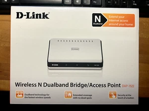 D-Link DAP-1522 Wireless N Dualband Bridge / Access Point 2,4 GHz 5 GHz - Bild 1 von 3