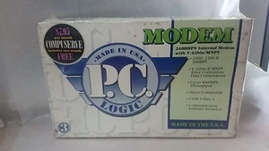 New Modem 9624 Data RPI-based MNP 5 / V.42bis, Made IN USA - Picture 1 of 4