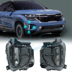 For Kia Seltos 2024-2025 s Pair LED DRL Daytime Running Light Fog Driving Lamp - Foto 1 di 9