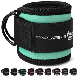 Ankle Straps Pair For Cable Machine Kickbacks Glute Workouts Lower Body Exerc... - Picture 1 of 6