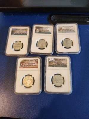2018 Set of Five 50th Anniversary SF Mint Proof Set - Image 1 of 4