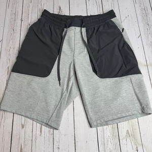 Lululemon City Commute Shorts Gray Black Mens Large Athletic Sweat Shorts M7AAZS - Picture 1 of 11