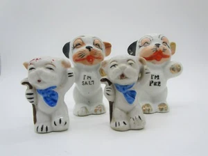 Salero y pimentero Bonzo Dog vintage hecho en Japón 2 juegos  - Imagen 1 de 12
