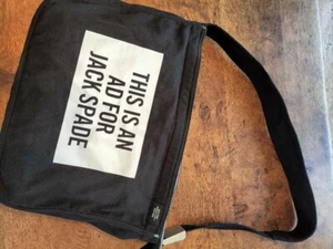 JACKSPADE Special Order by United Arrows Messenger Bag Black NEW w/o Tags Fr JPN - Picture 1 of 13