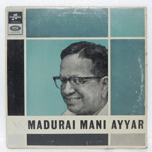 Madurai Mani Iyyar LP Tamil Telugu Classical Rare Vinyl 1967 Bollywood Indian - Imagen 1 de 7