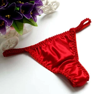 Womens Mulberry Silk Satin Panties Lingerie Soft Lady Briefs Knickers Underwear - Picture 1 of 18