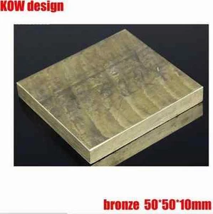 Rohe massive Bronze Metallplatte Block Zum Selbermachen Messerschutz Bolster Material Schmuck  - Bild 1 von 2