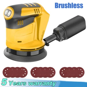 For Dewalt DCW210N Cordless Brush 18v XR Random Orbital Sander 125mm w/ Dust Bag - Picture 1 of 14