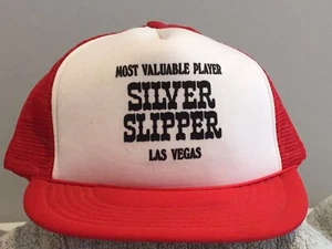 Vintage Silver Slipper Las Vegas Snapback Trucker Cap Preowned Never Worn. - Picture 1 of 2