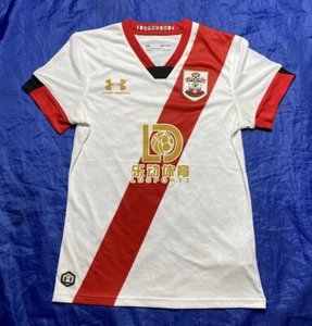SOUTHAMPTON FC Saints home jersey shirt Under Armour 2020-2021 women LADIES / S - Picture 1 of 10