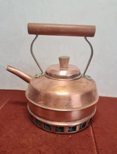 Vintage Copper Stove Top Kettle - Picture 1 of 7