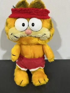 Garfield Vintage 1971-1980Plush Jim Davis Fitness Fun Farm Stuffed Licensed 1981 - Picture 1 of 5