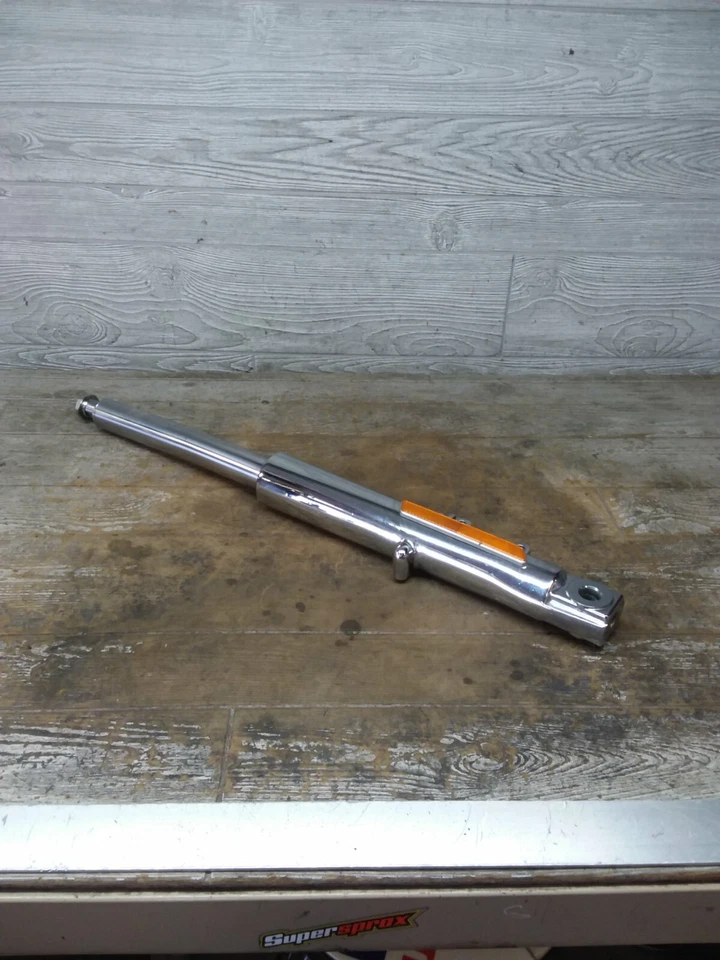 Amortiguador suspensión amortiguador horquilla izquierda cromada Harley Davidson Road King G5B3-10-L Foto 1 de 4