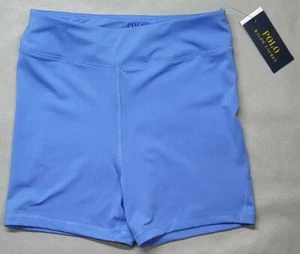 Polo RALPH LAUREN Girls MEDIUM 8 10 Athletic SHORTS Stretch YOGA WorkOut NWT $35 - Picture 1 of 12