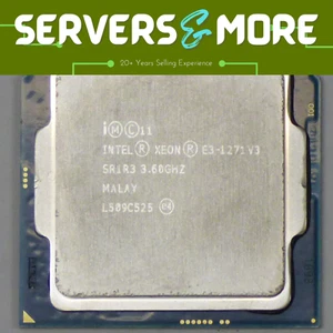 Intel Xeon E3-1271 v3 | Socket LGA 1150 | 4 Cores, 8 Threads | 3.6GHz - Picture 1 of 3