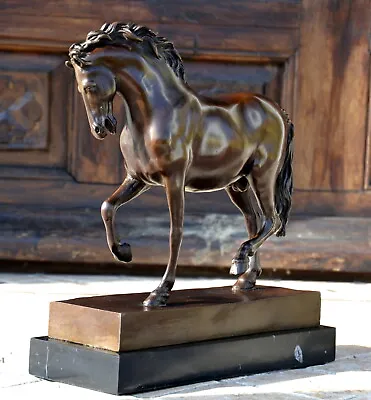  Das Pferd Der Medici In Bronze Signiert Giovanni Da Bologna Bronzeskulptur  • 549€