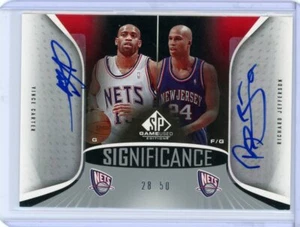 2006-07 Upper Deck SP Game Used Significance Dual Auto #SD-CJ Vince Carter - Picture 1 of 2