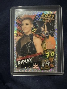 Topps Chrome WWE Slam Attax 2021 - Rhea Ripley #132 refractor moteado - Imagen 1 de 2