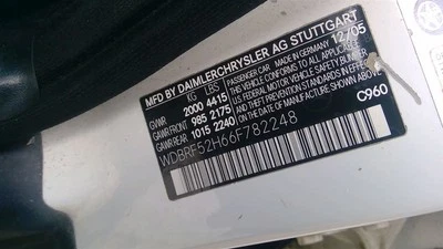 Driver Front Seat 203 Type Sedan C230 Fits 01-07 MERCEDES C-CLASS 250968 - Изображение 1 из 4