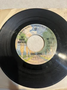 The Doobie Brothers: "China Grove" 45 on WARNER...70s Pop-Rock/ Classic Rock EX - Picture 1 of 2