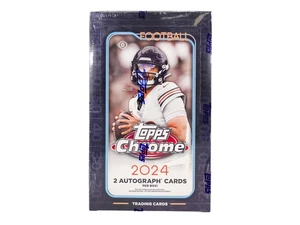 2024 Topps Chrome Football Hobby Box Factory Sealed (2 Autos) - Picture 1 of 1