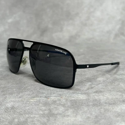 Gafas de sol Montblanc MB0104S 001 marcos piloto negros 62-15-125 Foto 1 de 4