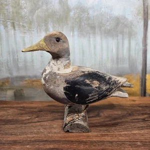 VINTAGE Hand Carved Decoy shorebird Seagull - Picture 1 of 23