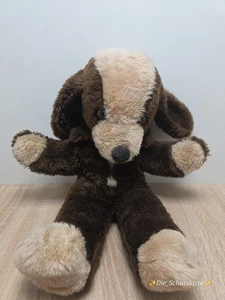 Ankerteddy Hund Vintage 70er 80er gestreift Stofftier Kuscheltier Anzug ca 45 cm - Bild 1 von 5