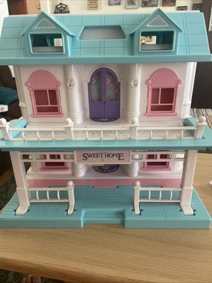 My Sweet Home Vintage 90s Folding Dollhouse Toys R Us Rare - Image 1 of 4