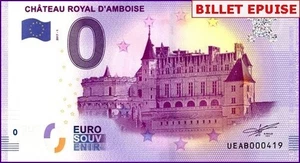 UEAB / CHATEAU ROYAL D'AMBOISE / BILLET 0 € / NULL EURO-SCHEIN / 2017-1 - Picture 1 of 1