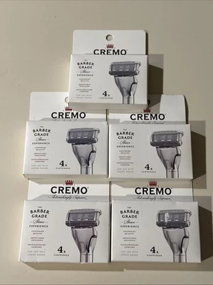 Crema Barber Grade Shave Experience 5 cuchillas recargas 5 paquetes 4 cartuchos Ea Pack Foto 1 de 4