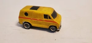 1970s AURORA AFX DODGE STREET VAN YELLOW HO SLOT CAR - MADE IN SINGAPORE - Picture 1 of 8